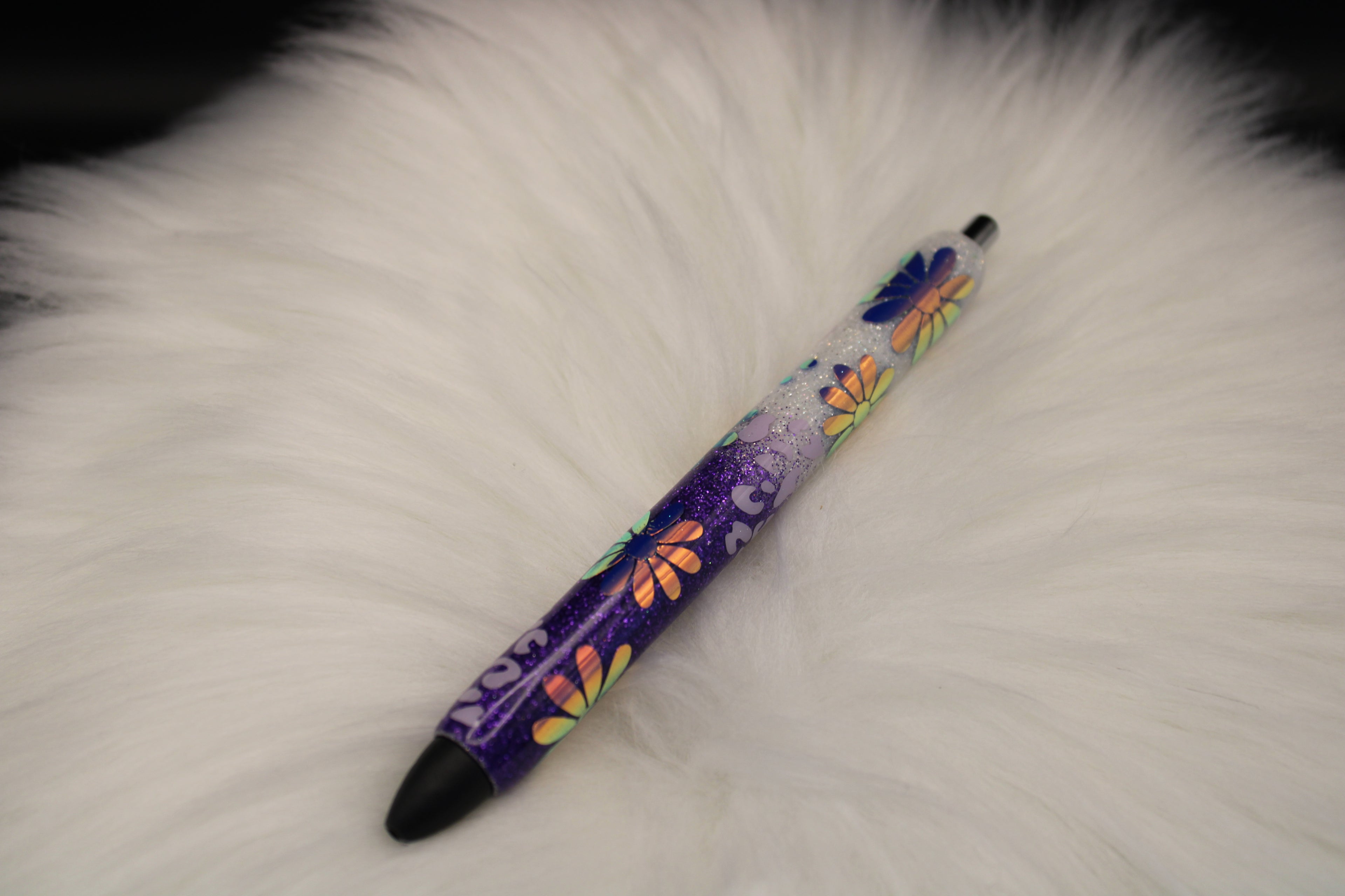 Purple Cheetah Floral